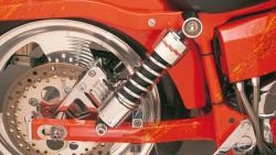 Stoßdämpfer Motorrad Harley Davidson Steuerkopf Gabelholme Tauchrohre Gabelfeder