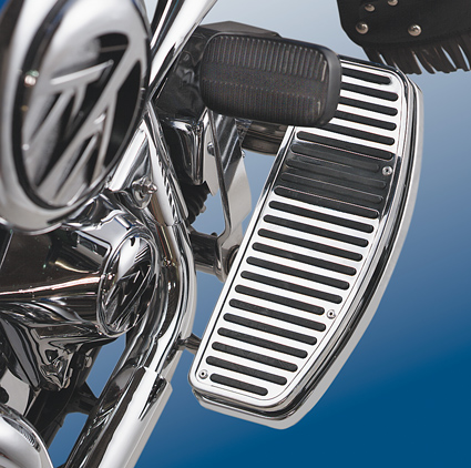 KATUR Motorrad CNC Montage Vorne Diele Beifahrer Hinten Trittbretter Bremspedal Pad Fußrasten Abdeckung Für Harley Touring 1984-2017 