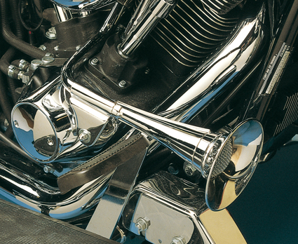 Bikeparts Püschl  Harley Davidson Hupe Fanfare Blinker Hauptscheinwerfer  Lenker Umbau