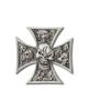Custom Anstecker mit Gegenstück Eisernes Kreuz & Totenkopf 2,5" breit x 1,5" lang
