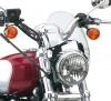 Cockpit Windschutzscheibe Flyscreen Hellgrau Harley-Davidson XL Sportster & FX Dyna Motorräder  