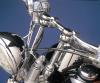Riser Chrom gummigelagerter Lenker Harley Springer Softail FXSTS 1989 bis 2013