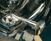 Hupe Trumpet verchromt 12V 1x Signalhorn Fanfare Harley Davidson Softail Motorrad EVO Modelle  
