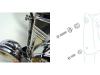 Montagesatz Alu Scheiben Schrauben zur Befestigung des Windschild SwitchBlade FLSTF Harley Davidson Fat Boy Modelle