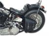 Solo Satteltasche Swingarm Bag Black Harley Davidson Softail & Starrahmen   