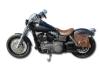Solo Satteltasche Braun Swingarm Bag Harley Davidson Dyna Motorräder 2006-14   
