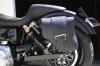 Solo Satteltasche Black Straight Back Harley Davidson Dyna Motorräder    